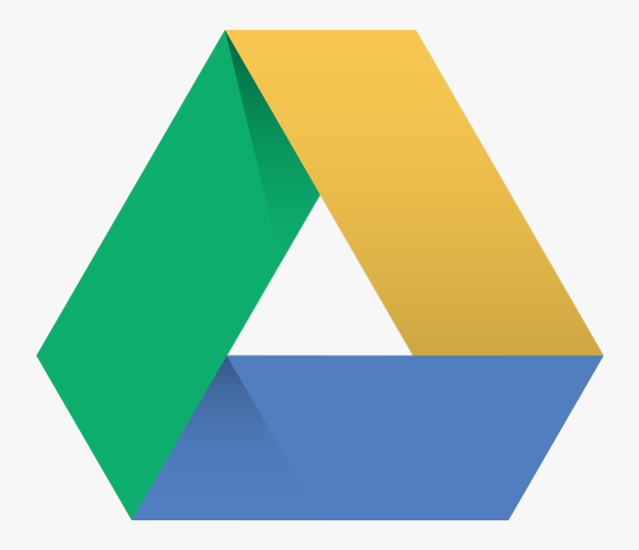 Clip Art Green Yellow Blue Triangle Logo - Google Drive Logo, Transparent Clipart