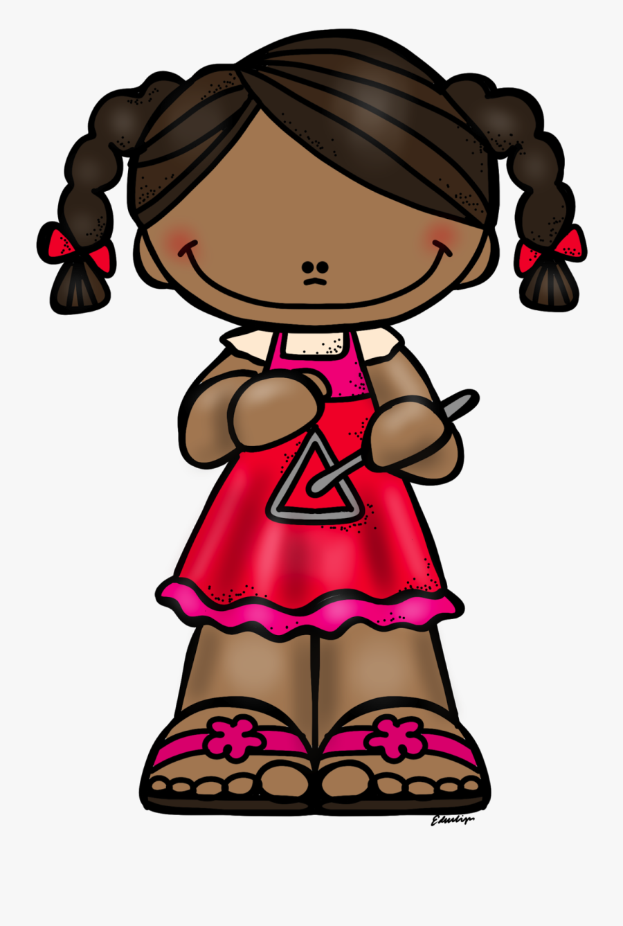 Drums Clipart Triangle Music - Play The Triangle Clipart, Transparent Clipart