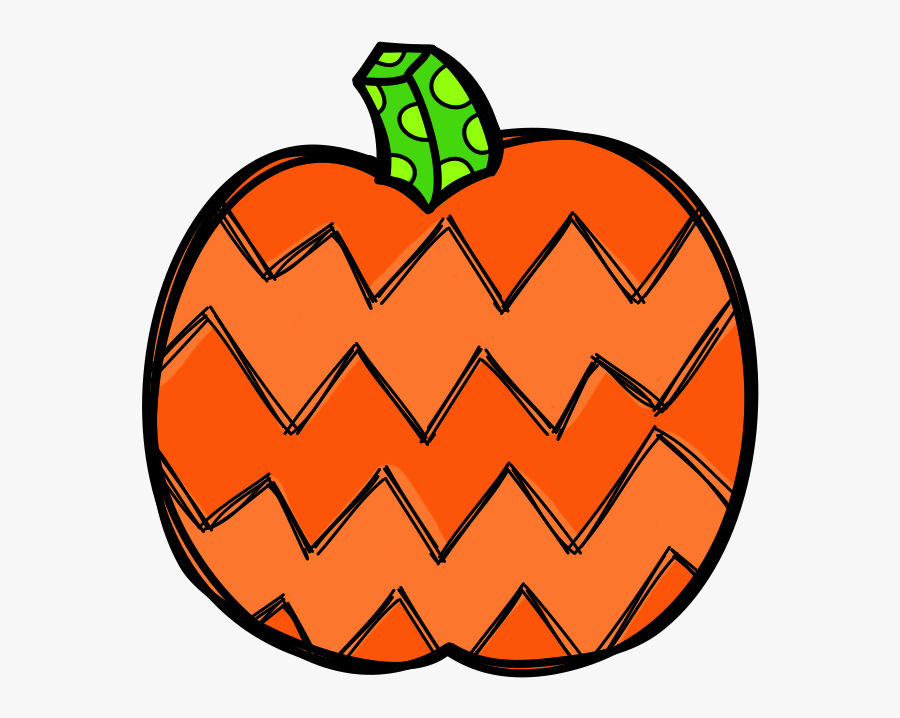 Patterened Pumpkin Clipart - Cute Pumpkin Clipart Free, Transparent Clipart