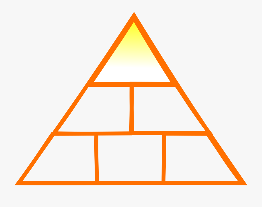 Egypt Clipart Triangle Pyramid - Return To Work Hierarchy, Transparent Clipart