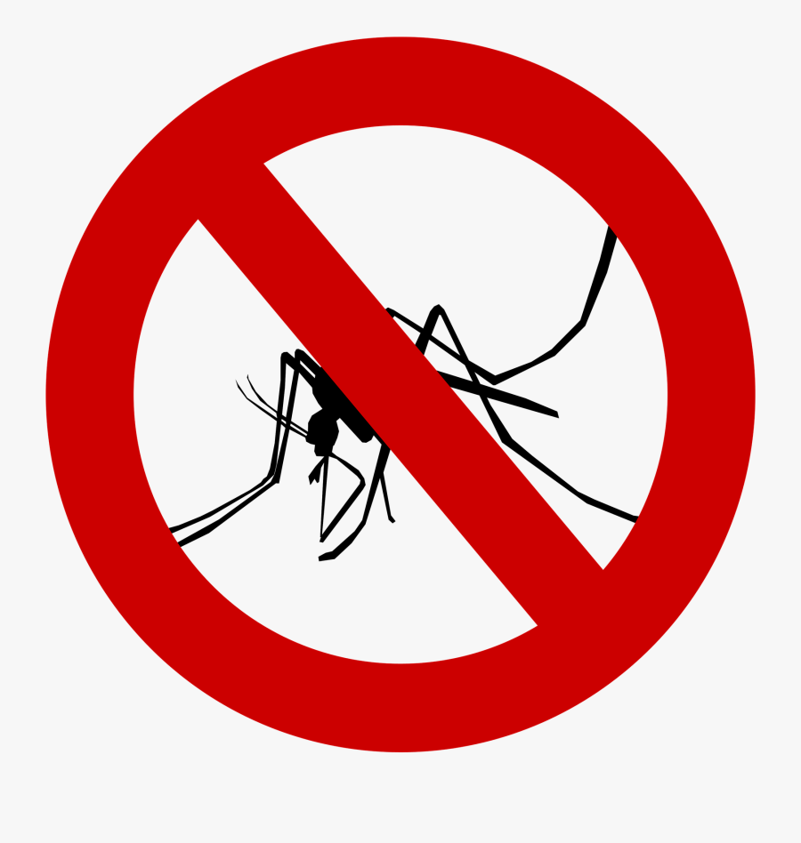 Clip Art Of A Mosquito - Anti Mosquito Sign Png, Transparent Clipart