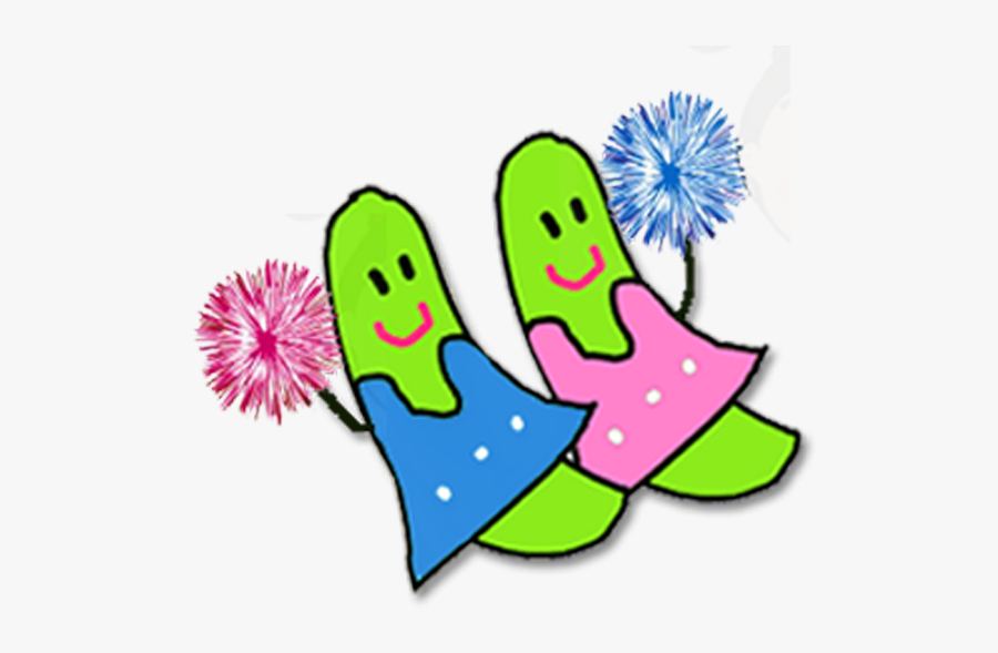 Pickles & Pom Poms, Transparent Clipart