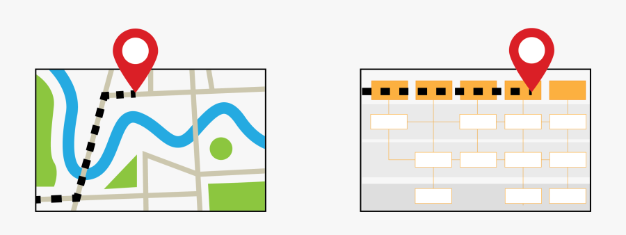 Road Maps And Service Blueprints Both Help People Navigate, Transparent Clipart