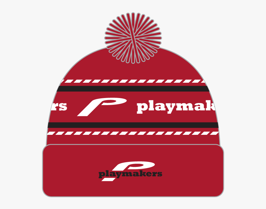 Playmakers Pom Pom Beanie - Beanie, Transparent Clipart