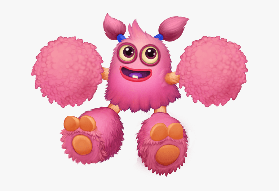 Pom Pom Baby Clip Arts - Baby Pom Pom My Singing Monsters, Transparent Clipart