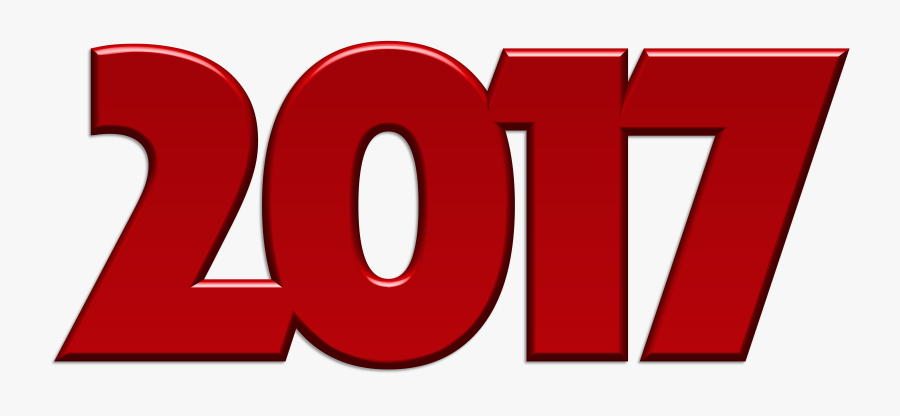 2017 Clipart - 2017 Red Png, Transparent Clipart