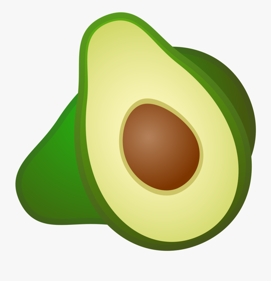 Green,avocado,clip Art,plant,fruit,circle - Avocado Icon Png, Transparent Clipart