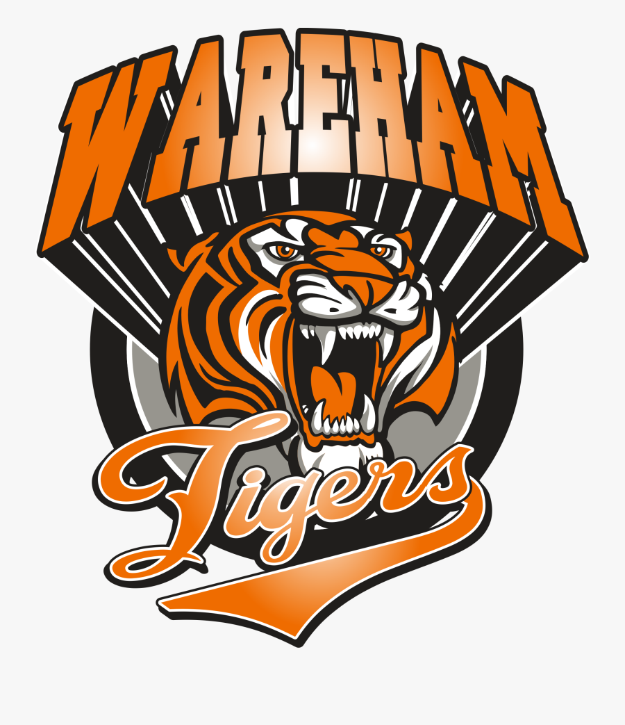 Tackle Football & Cheer 2018 Clipart Transparent Library - Wareham Tigers, Transparent Clipart