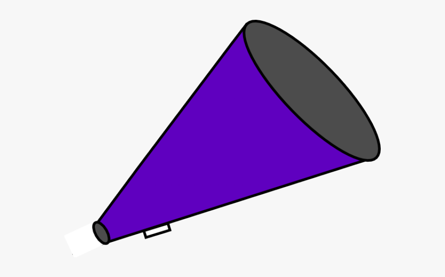 Transparent Cheer Megaphone Png - Purple Pom Poms Clipart, Transparent Clipart