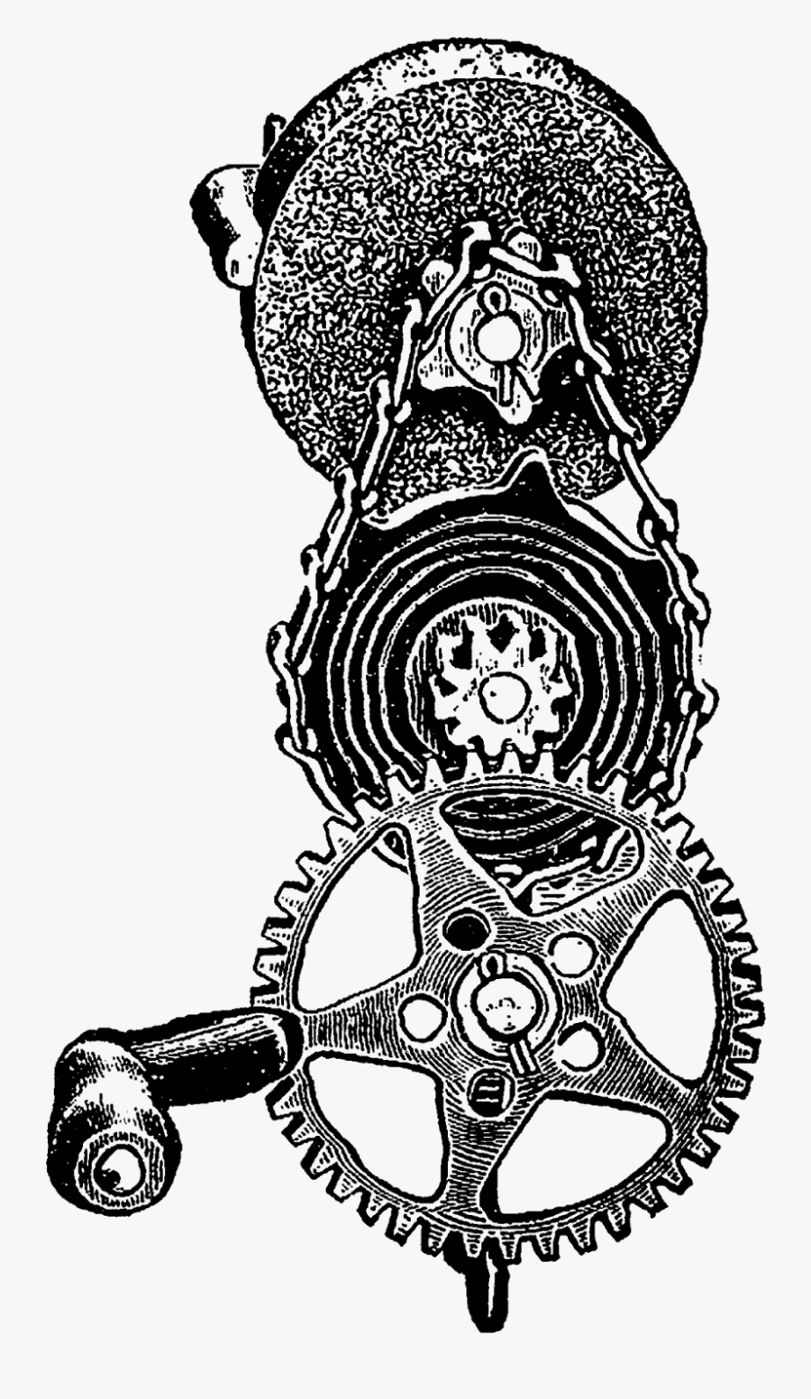 Steampunk Images Black And White, Transparent Clipart