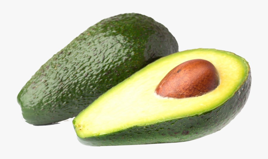 Transparent Avocado Clipart Black And White - Portable Network Graphics, Transparent Clipart