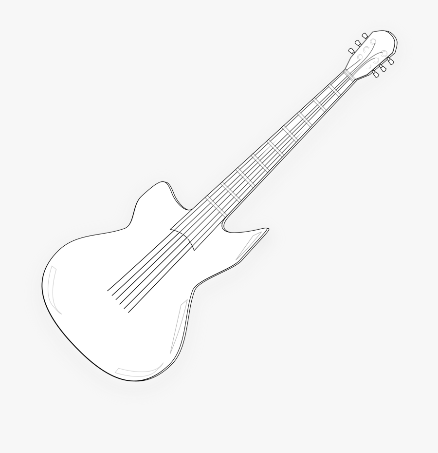 Guitar Border Clip Art Quotes - Bass Guitar, Transparent Clipart