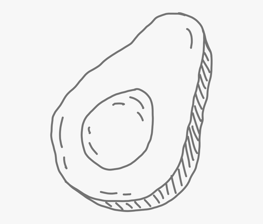 Clip Art Health Is Happiness Avocadodoodlepng - Line Art, Transparent Clipart