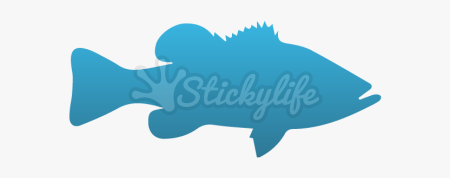 Large Mouth Bass Decals, Transparent Clipart
