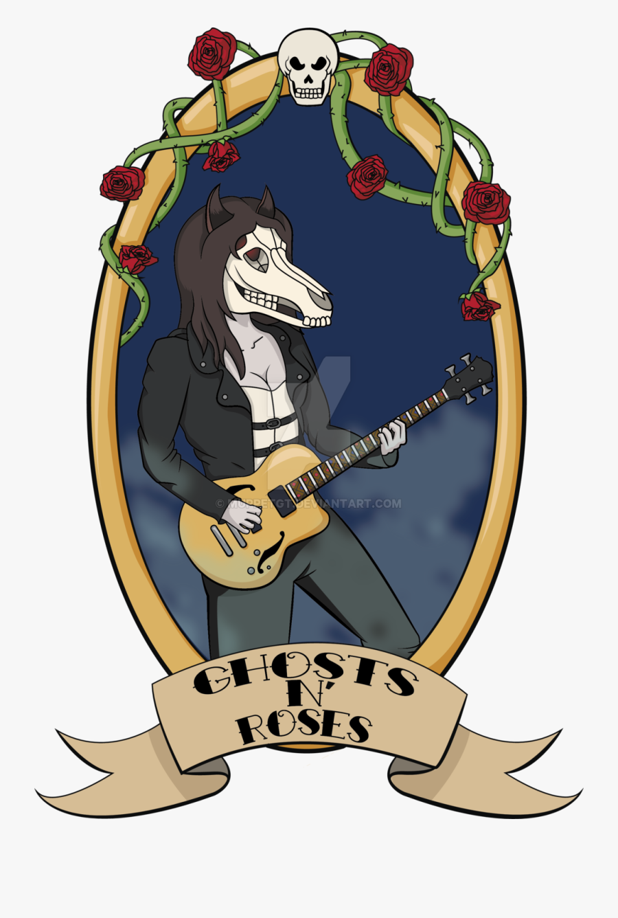 Bass Clipart N Roses - Illustration, Transparent Clipart