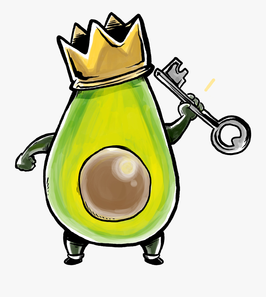 Why I Launched A Social Club For The Avocado Clipart - Avocado, Transparent Clipart