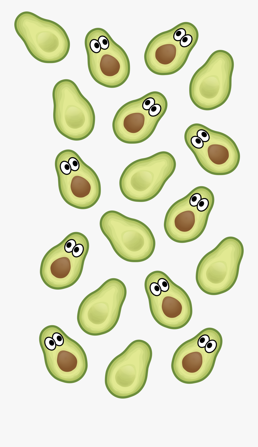 Avocado Clip Art, Transparent Clipart