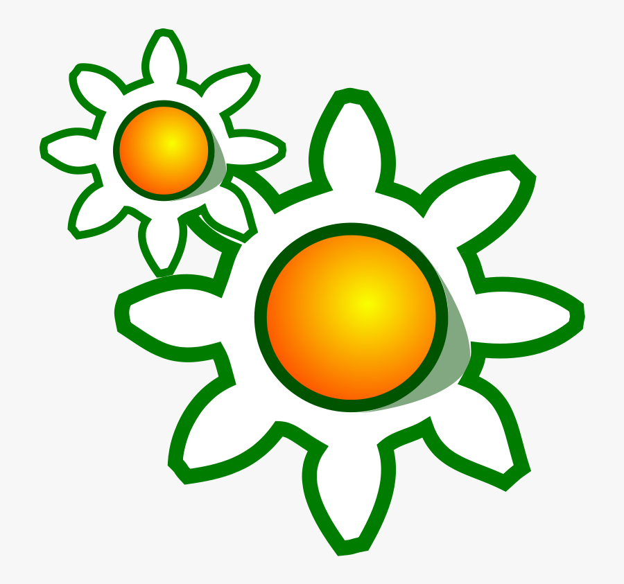 Flower Gears Svg Clip Arts - Save Cost Icon Png, Transparent Clipart
