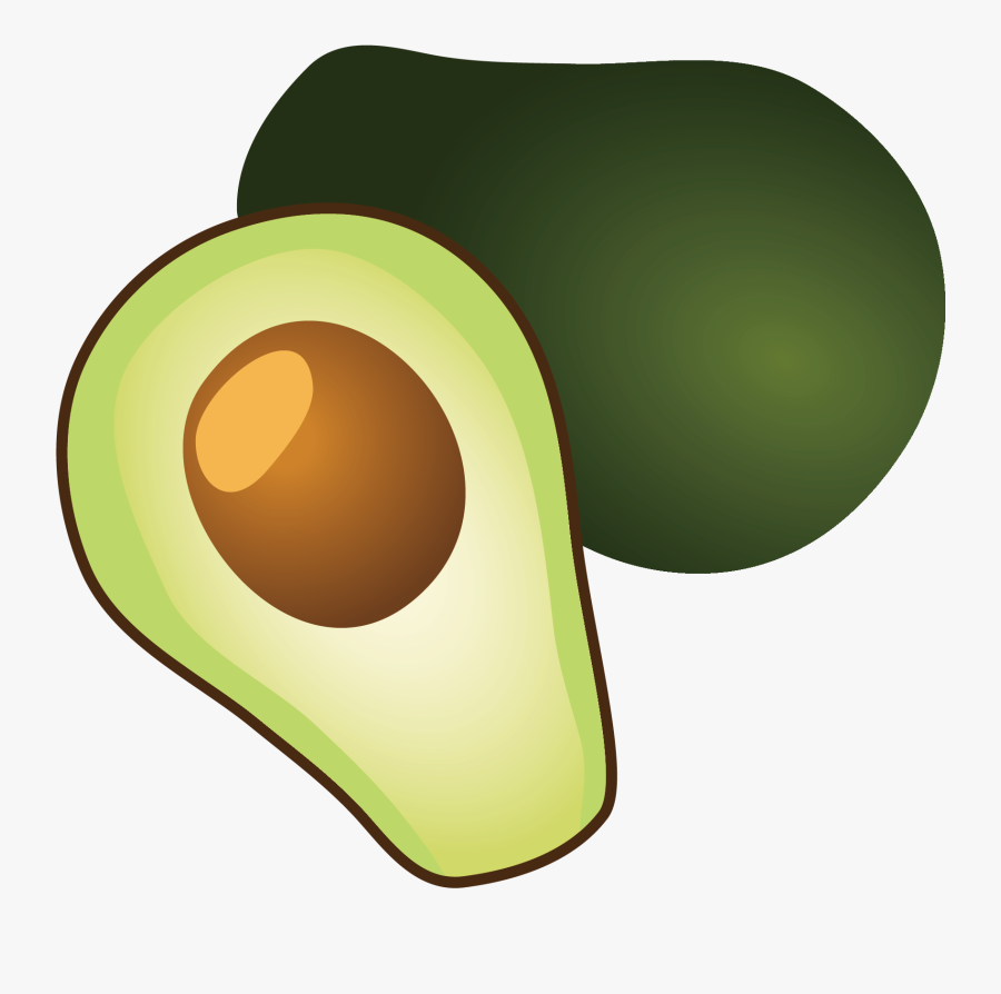 Transparent Avocado Clipart Png - Watercolor Painting, Transparent Clipart