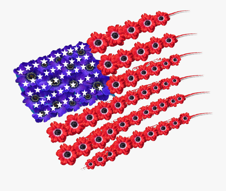 Usa, America, Flag, Americans, American, Memorial Day - Memorial Day 2019 Poppies, Transparent Clipart