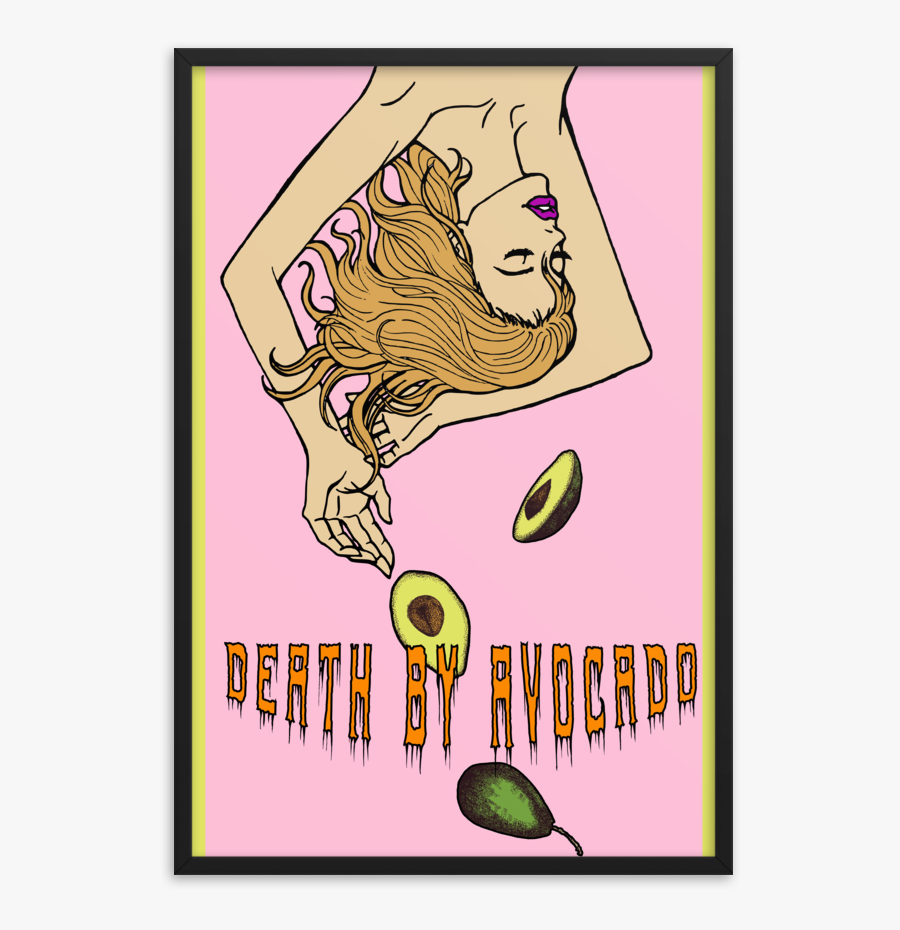 Deathbyavocado Mockup Transparent Transparent 61x91-cm - Cartoon, Transparent Clipart