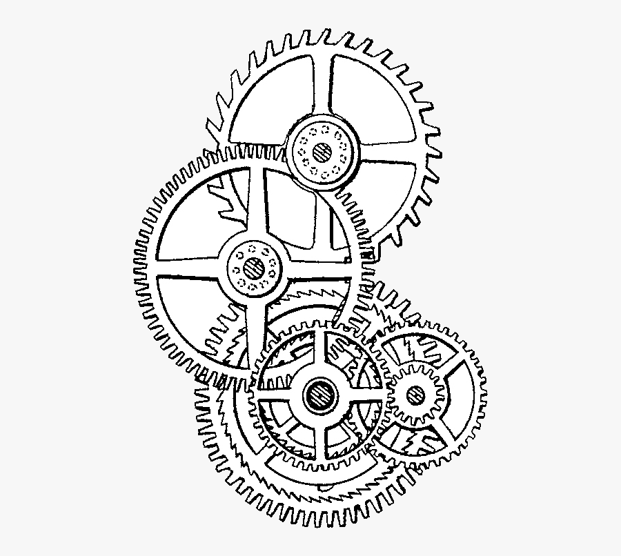 The Sum Of All - Transparent Gear Drawing, Transparent Clipart