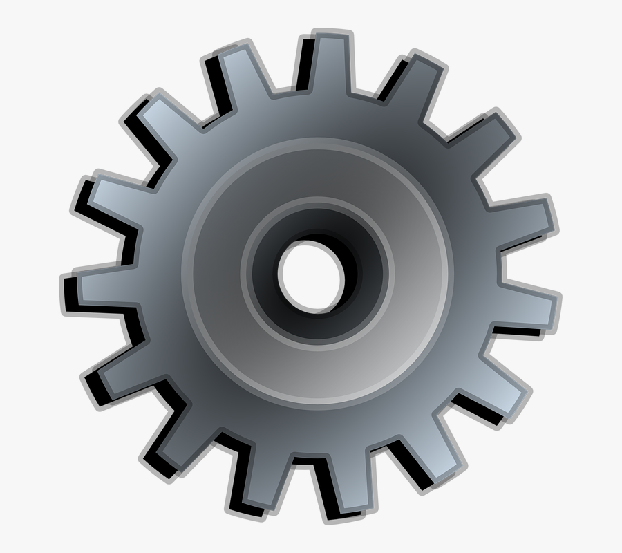 Gears Clipart Automotive Tool - 3 D Gears Transparent, Transparent Clipart