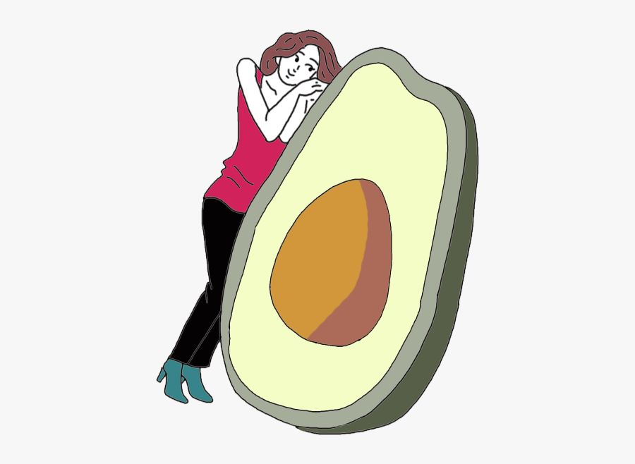 Avocado - Illustration, Transparent Clipart