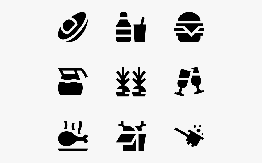 Food And Drinks - Grecia Icon, Transparent Clipart