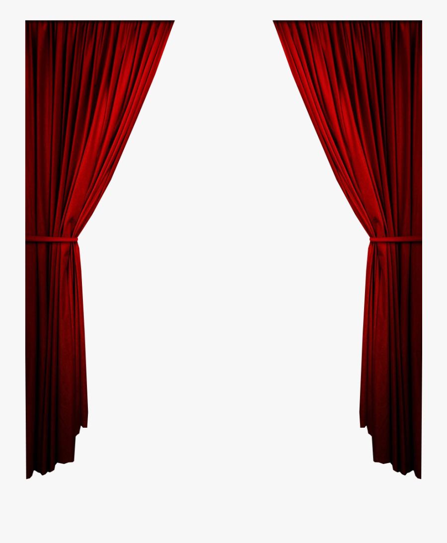 Spotlight Clip Art Transparent Huge Freebie - Red Curtains Png, Transparent Clipart