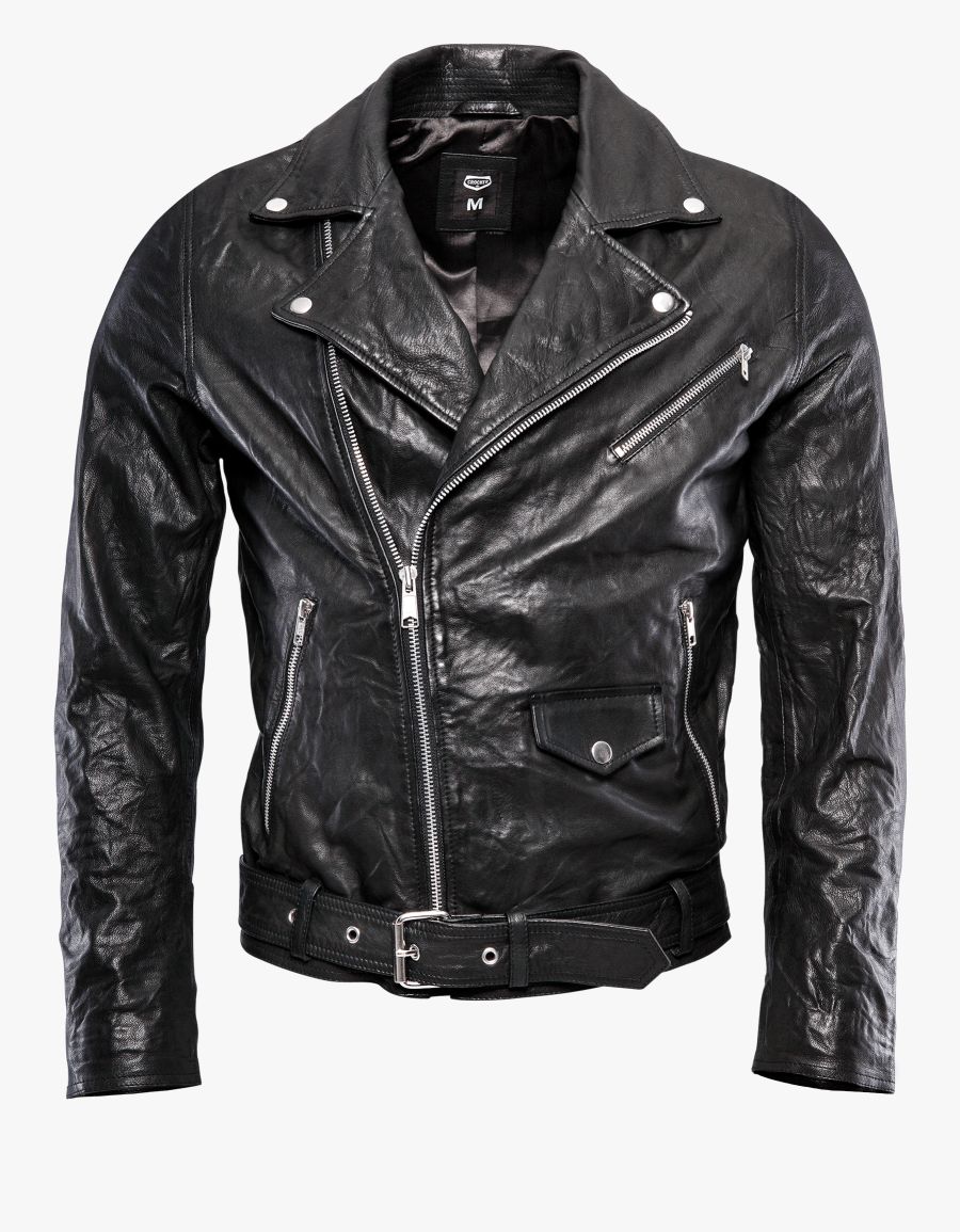 Jacket Leather Worn Out Transparent Png - Transparent Leather Jacket Png, Transparent Clipart