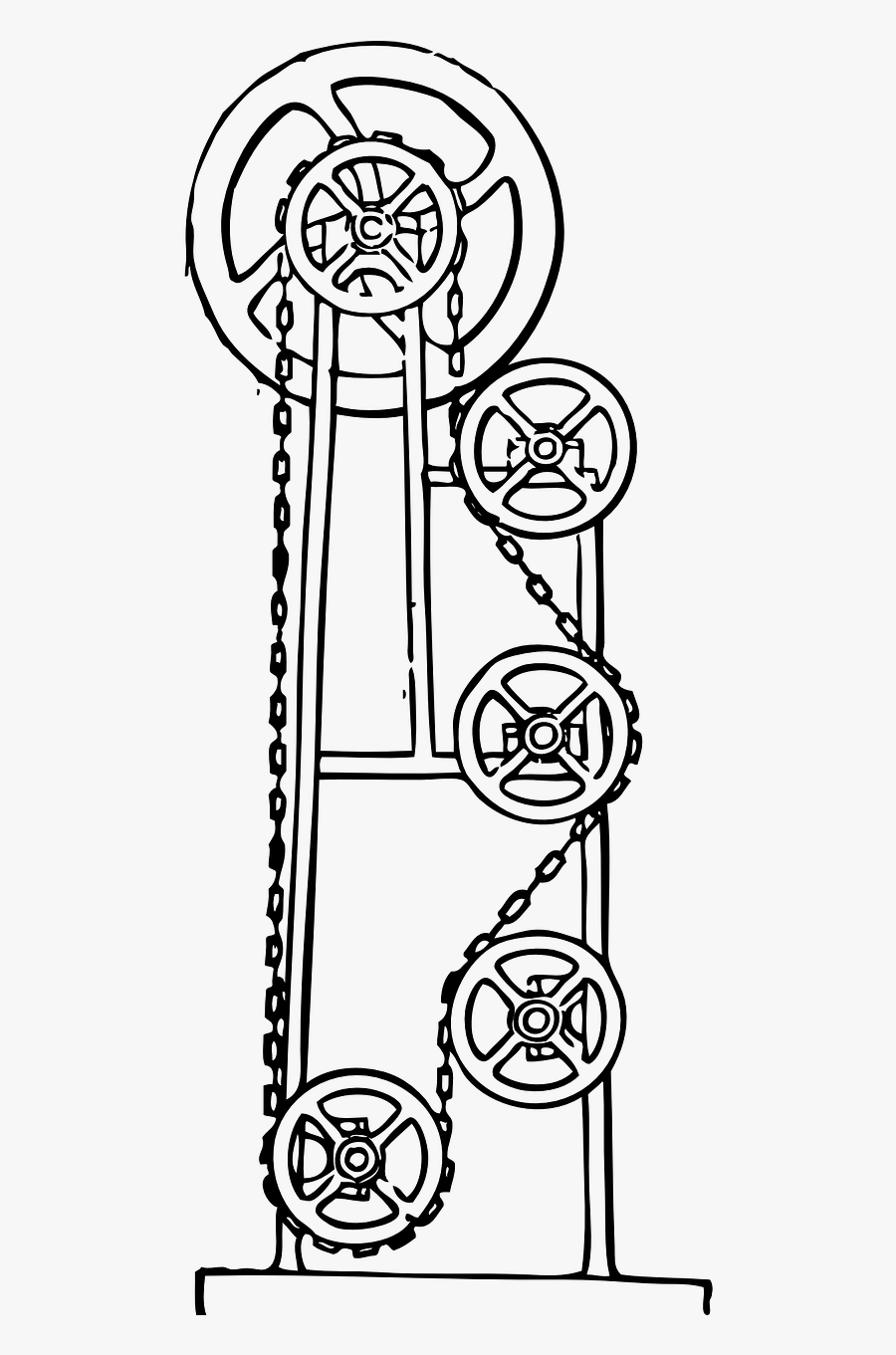 Gears, Motion, Mechanics, Engineering, Mechanical - Perpetual Motion, Transparent Clipart