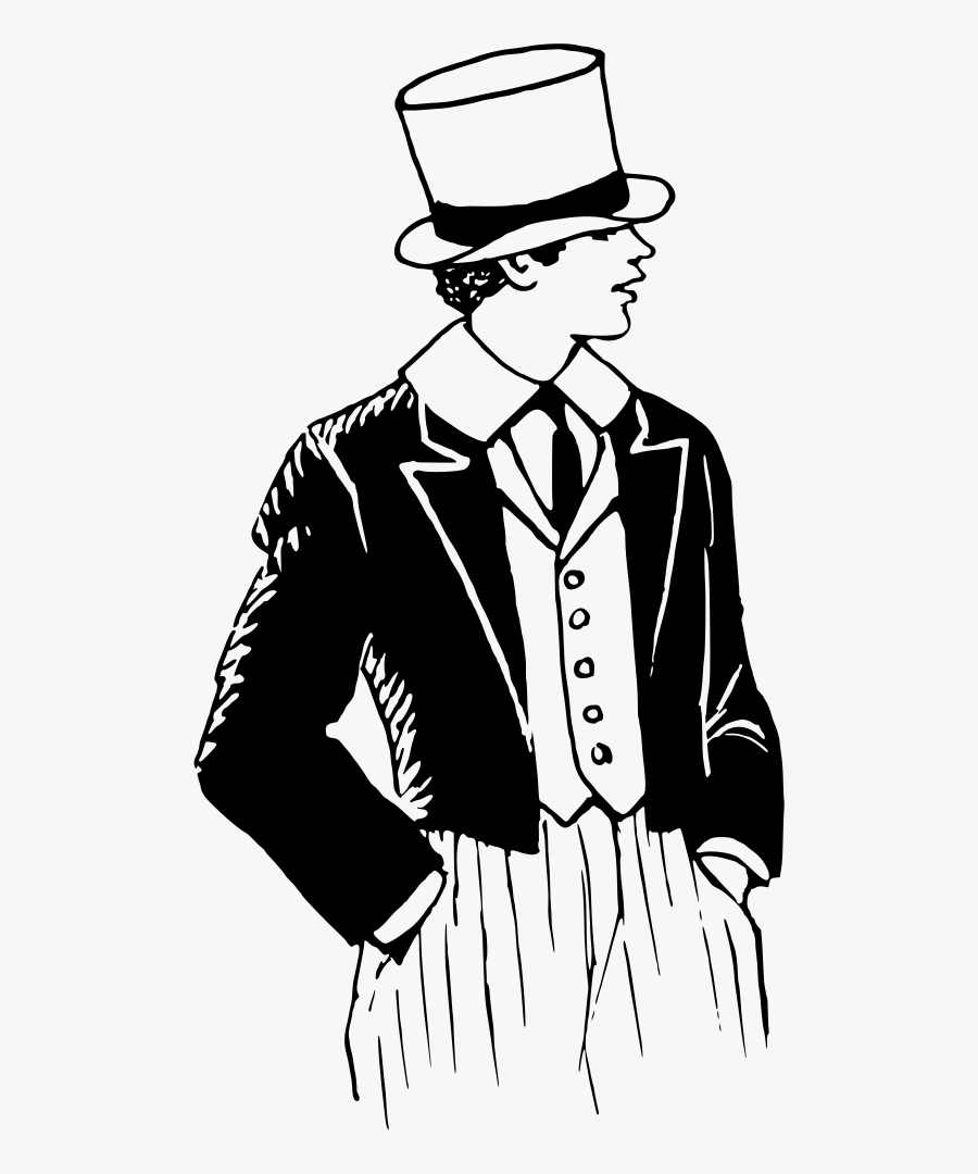 Man In Jacket - Mode Clipart, Transparent Clipart