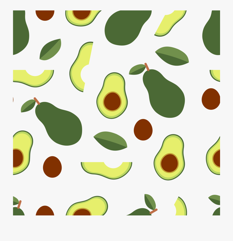 Avocado Illustration Pear Background Transprent Png - Пнг Фон С Авокадо, Transparent Clipart