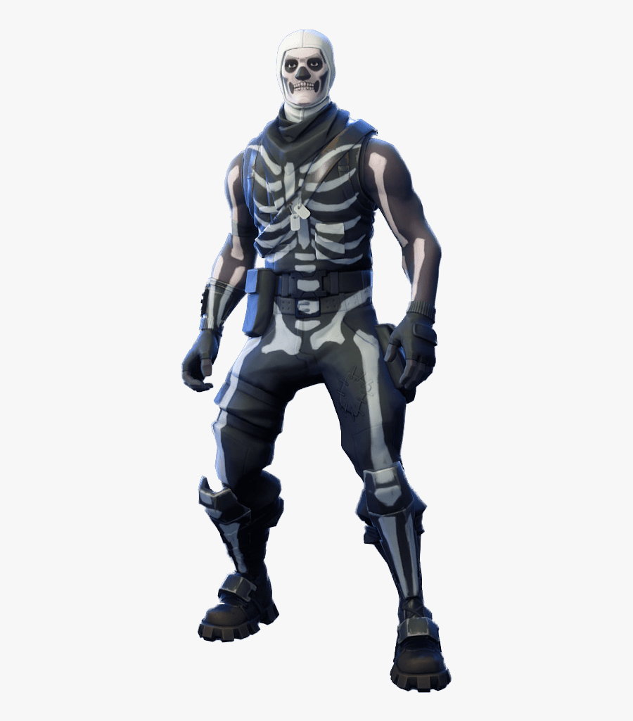 Transparent Skull Face Clipart - Fortnite Skull Trooper Transparent, Transparent Clipart