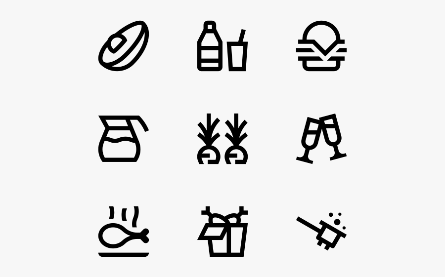 Food And Drinks, Transparent Clipart