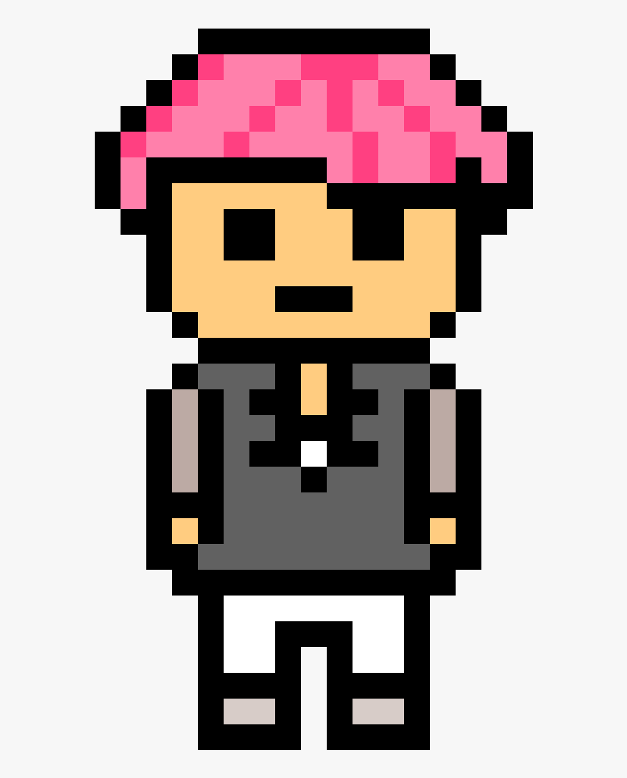 Shsl Ballet Dancer Fanganronpa Sprite - Fortnite Default Pixel Art, Transparent Clipart