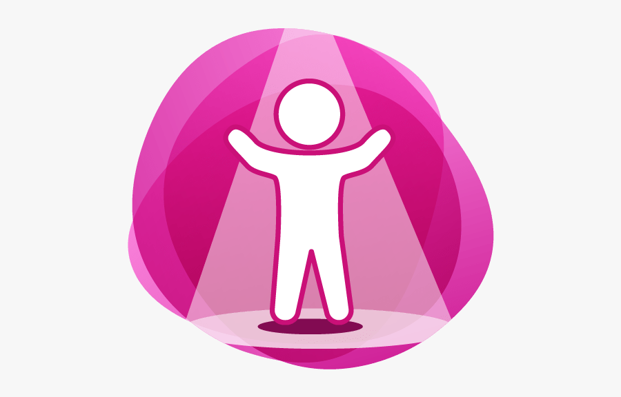Deaf Spotlight - Illustration, Transparent Clipart