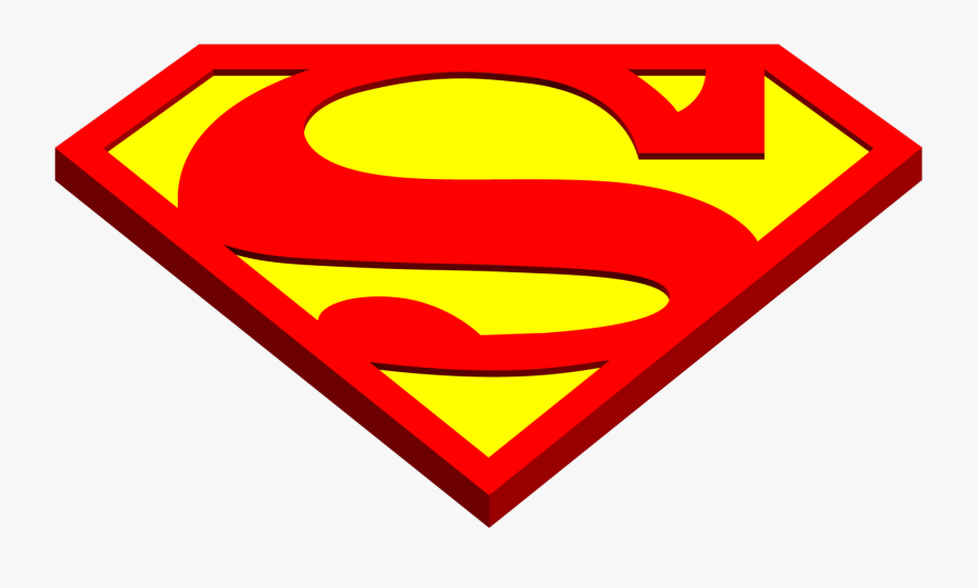 Superman Logo Png Cartoon - Superman Logo No Background, Transparent Clipart