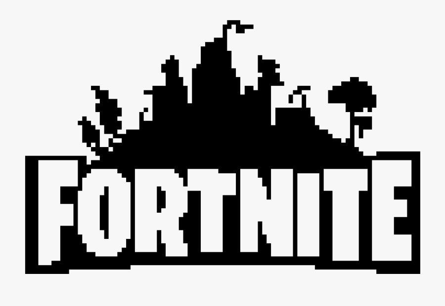 Fortnite Logo Pixel Art Free Transparent Clipart Clipartkey