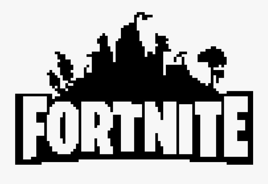 Fortnite Logo Pixel Art, Transparent Clipart