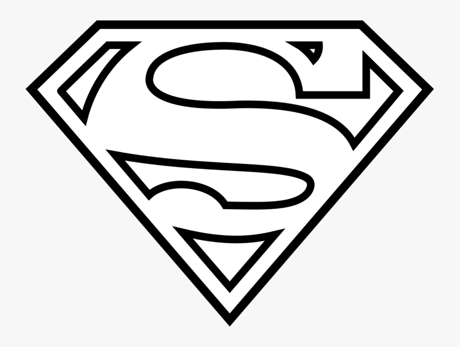 Black And White Download Autism Svg Superman - Superman Logo Coloring Pages, Transparent Clipart