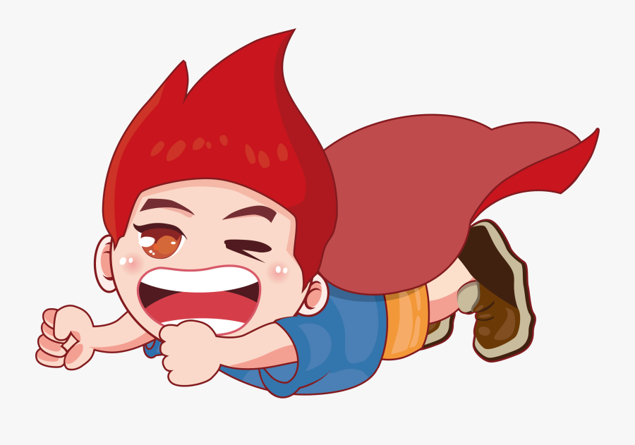Superman Cartoon Clipart - Superman Cartoon Cute Hd, Transparent Clipart