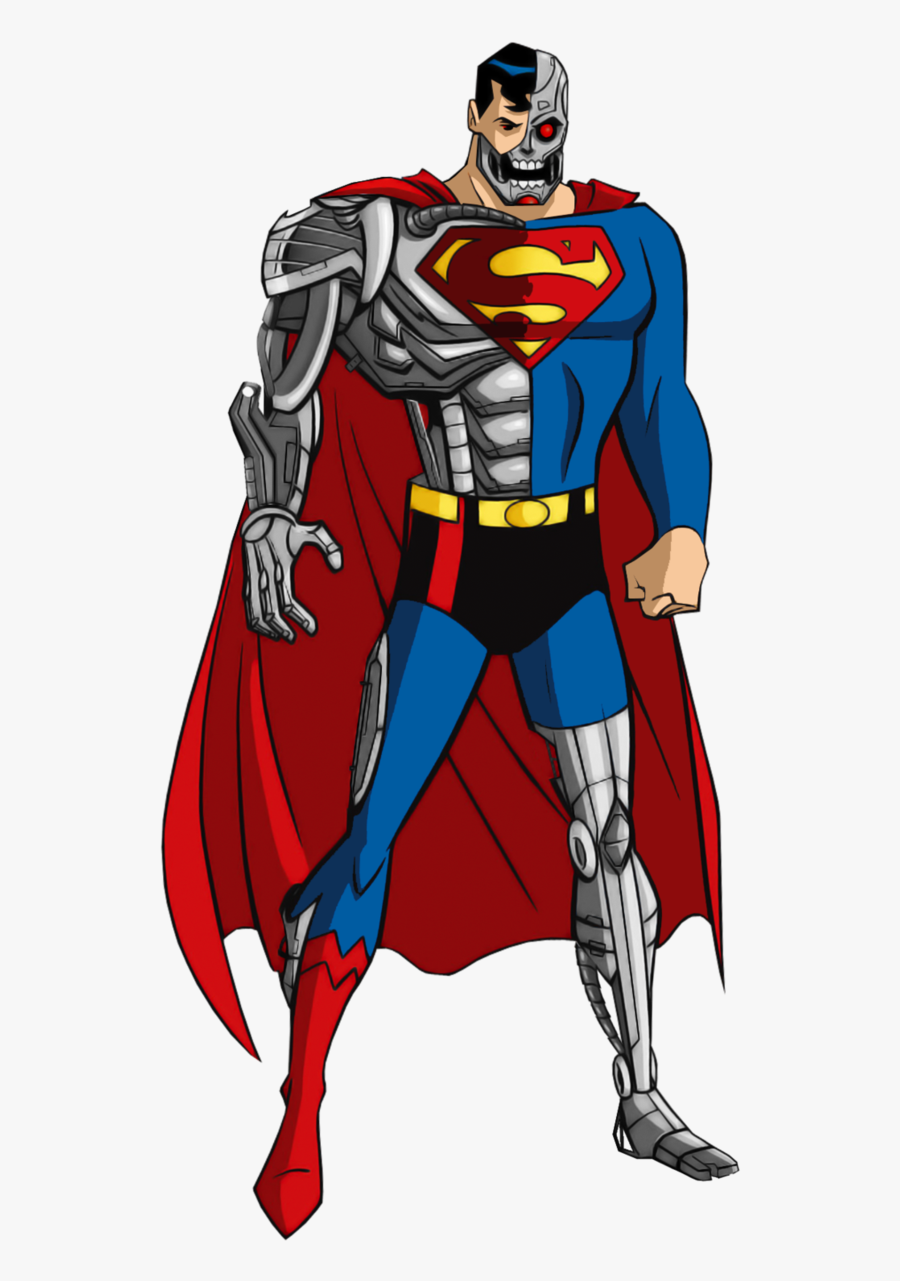 Marvel Superman Transparent Image - Dc Cyborg Superman Injustice, Transparent Clipart