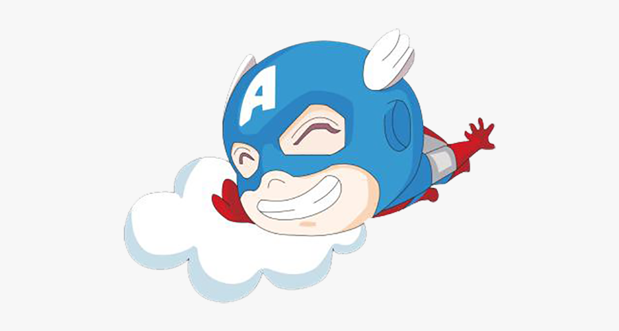Captain Superman Spider Man Revenge America Iron Q - Captain America, Transparent Clipart