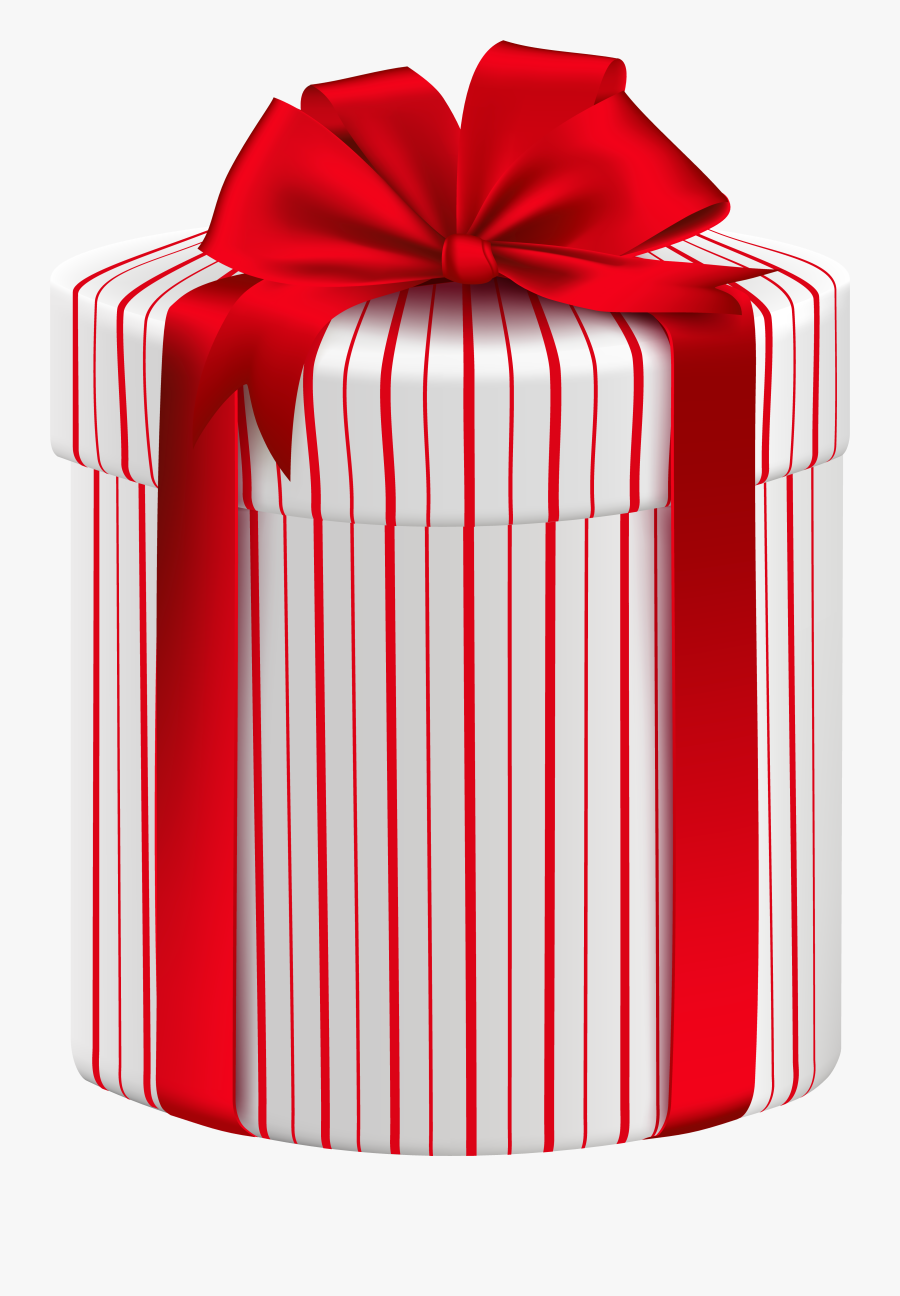 Large Box With Red, Transparent Clipart