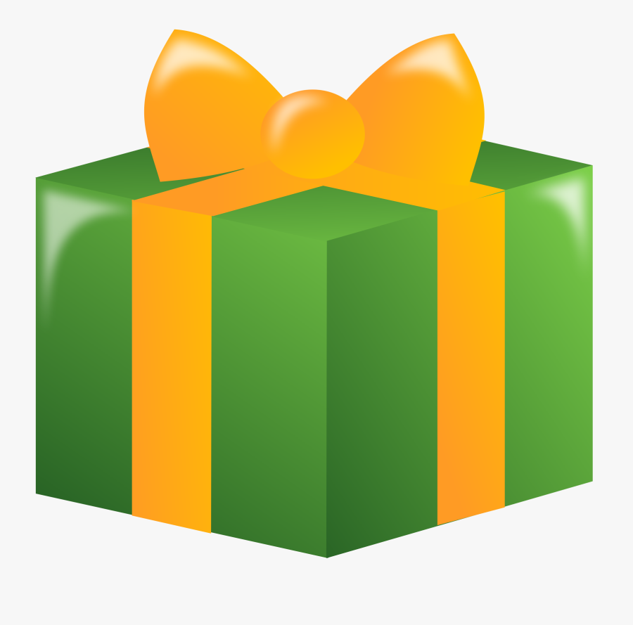 Birthday Present Clipart Cartoon - Wrapped Present Clipart, Transparent Clipart