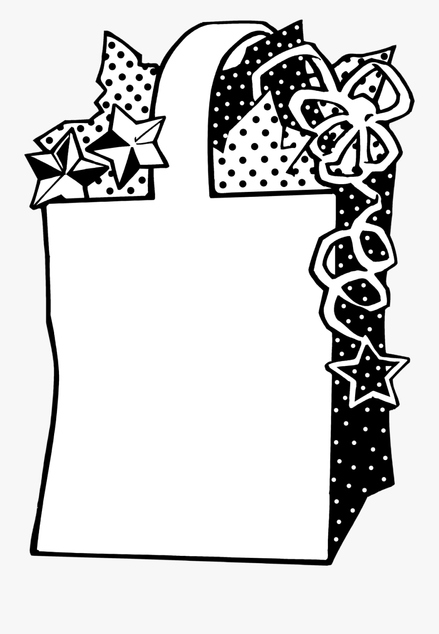 Presents Clipart Black And White - Gift Bag Clip Art, Transparent Clipart