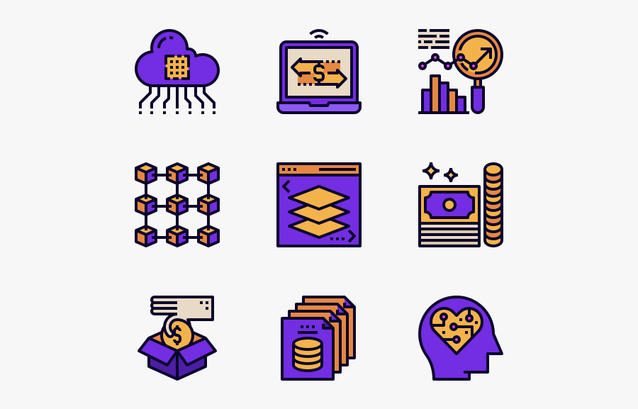 Fintech, Transparent Clipart