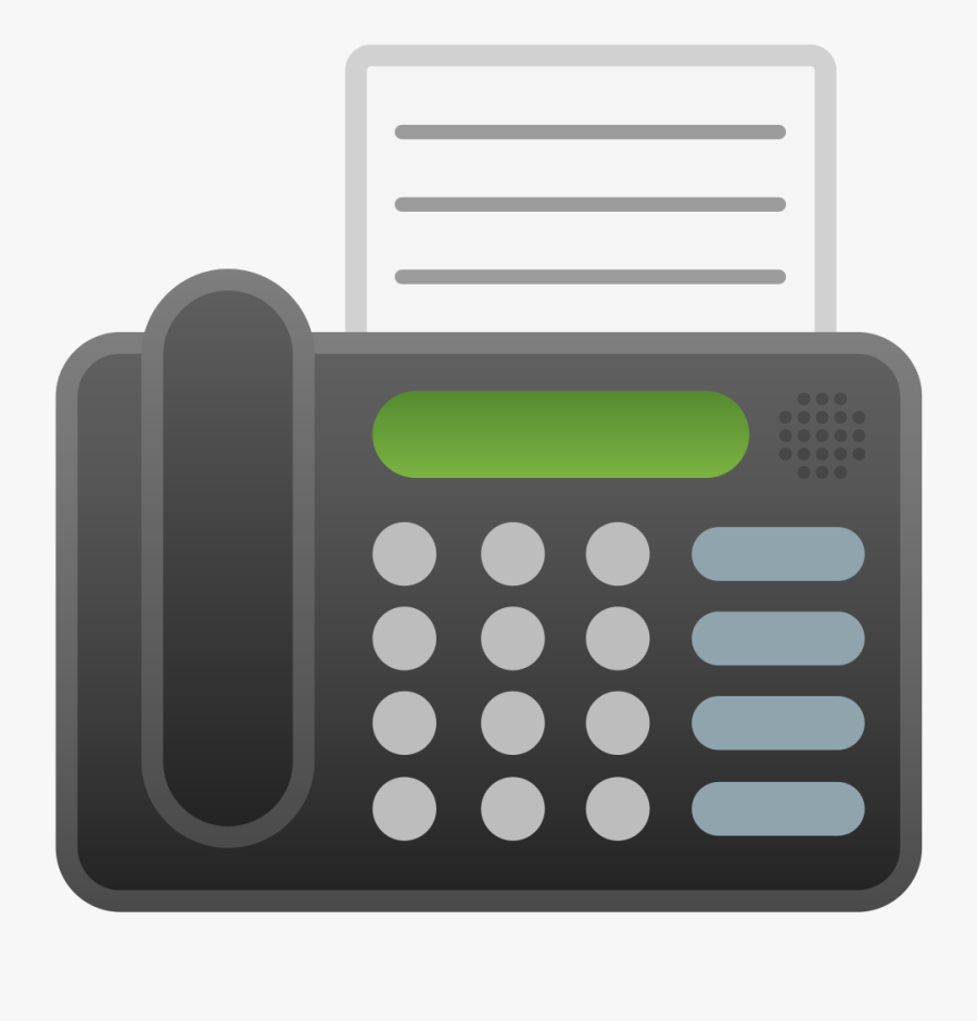 Calculator - Fax Machine Emoji, Transparent Clipart